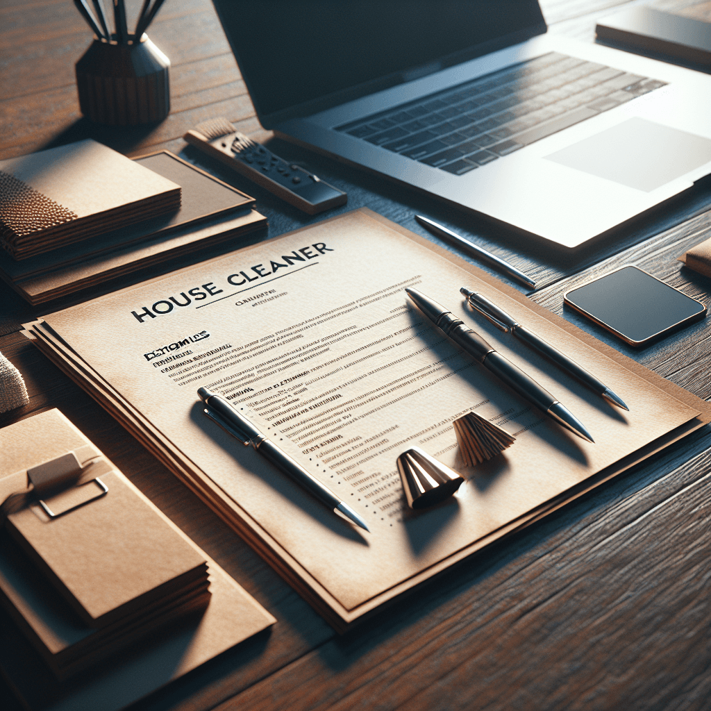 Top House Cleaning Resume Samples You Need to See!